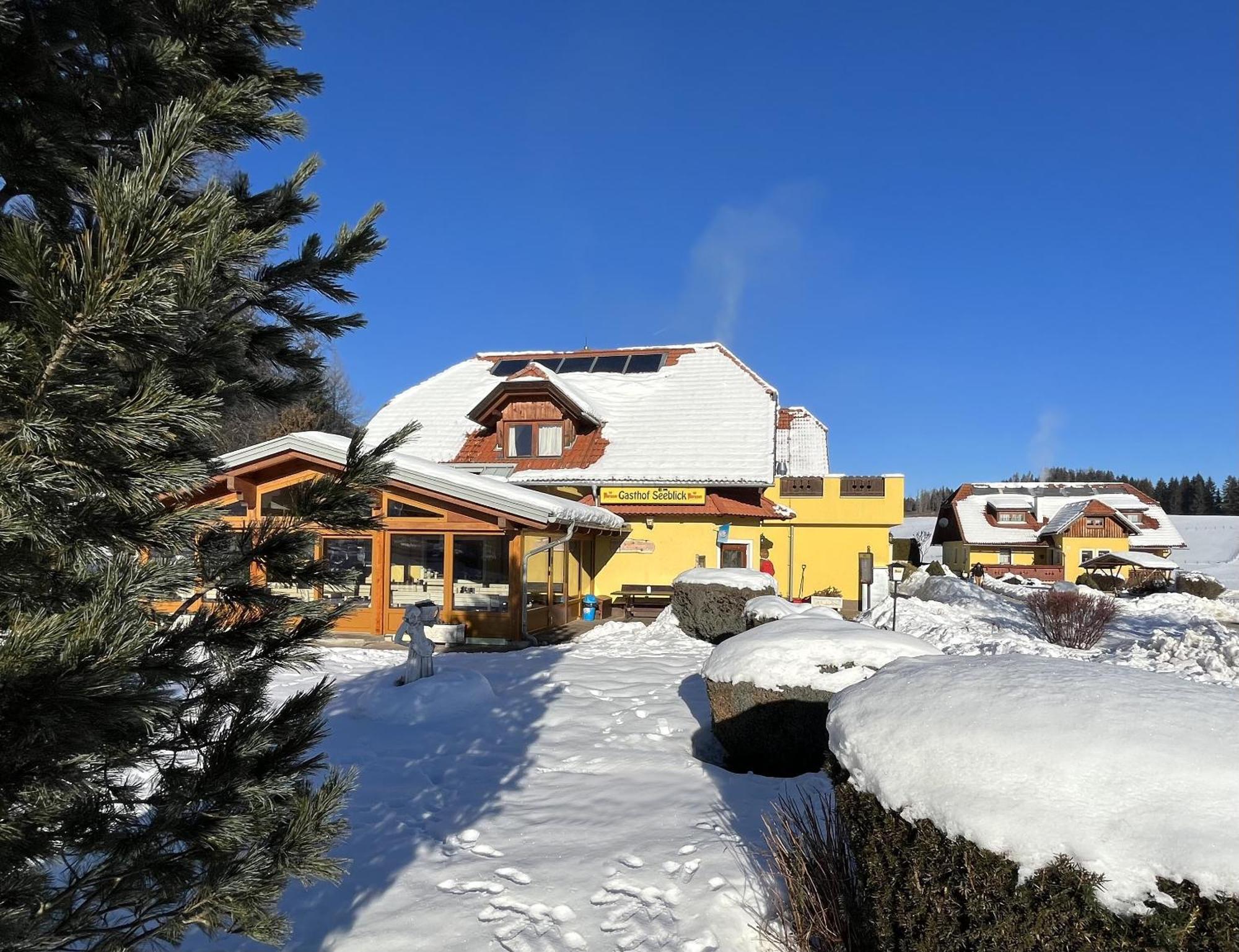 Hotel Gasthof Seeblick Zeutschach Exterior foto